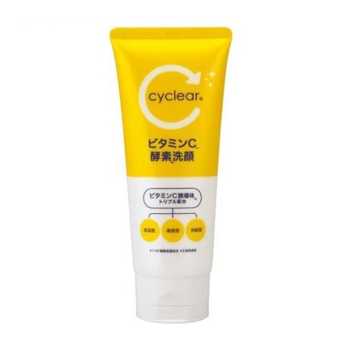 【３０個セット】 熊野油脂 サイクリア ビタミンC 酵素洗顔(130g)×３０個セット【正規品】【ori】