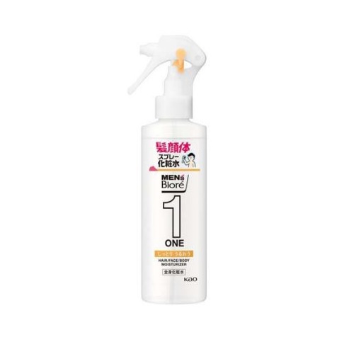 【１０個セット】 花王 メンズビオレONE 髪顔体スプレー 化粧水 しっとり 本体(200ml)×１０個セット 【正規品】