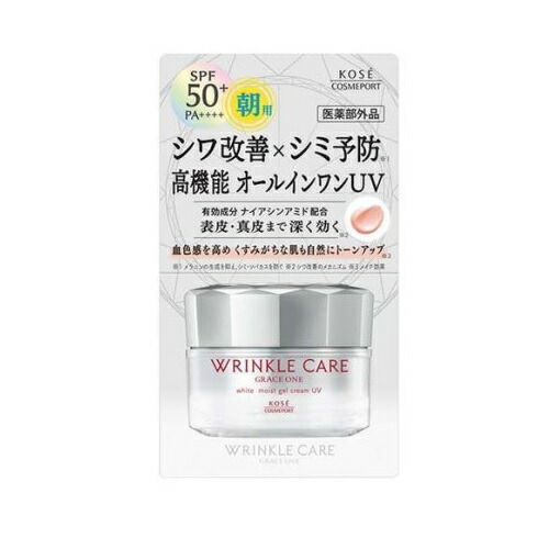 【５個仕掛ける】 コーセー グレイス 一 リンクルケア 白いこと モイストジェルクリーム UV(60g)×５個仕掛ける 【置き目品】