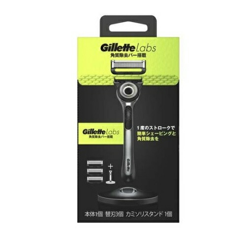【２４個仕掛ける】【１入れもの分】 P\u0026G ジレット Gillette Labs 角質取りくずす赤ちょうちん積み上げる 髪剃り照明ランプ付 本体+替刃(1仕掛ける)×２４個仕掛ける １入れもの分【置き目品】【mor】【ご申しつける後送りとどけるまでに1週前後もらい受けるする切っ掛けがございます】