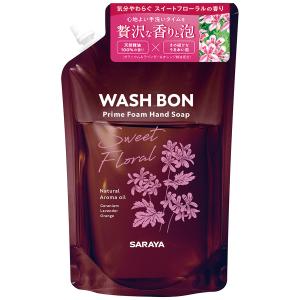 【１８個セット】【１ケース分】 ウォシュボン プライムフォーム スイートフローラル 詰め替え500ｍｌ&times;１８個セット【正規品】【ori】｜キュー バザール