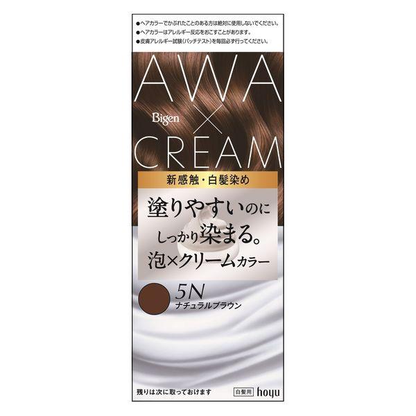 【２７個セット】【１ケース分】ビゲン 泡クリームカラー 5N ナチュラルブラウン(1セット)×２７個セット　１ケース分 【正規品】