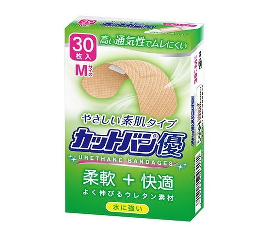 【２００個セット】【１ケース分】祐徳薬品工業 カットバン優 Mサイズ 30枚入&times;２００個セット　１ケース分【正規品】【ori】｜キュー バザール