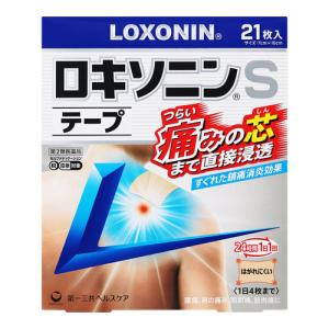 【第2類医薬品】【３０個セット】【１ケース分】ロキソニンSテープ ２１枚×３０個セット １ケース分【正規品】【t-1】
