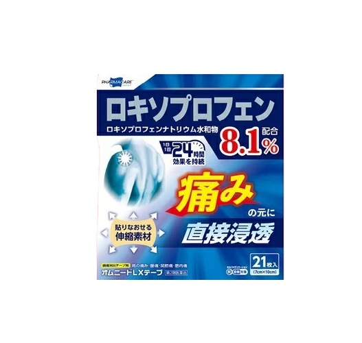 【第2類医薬品】【２０個セット】 テイコクファルマケア オムニードLXテープ(21枚入)×２０個セット【正規品】【ori】