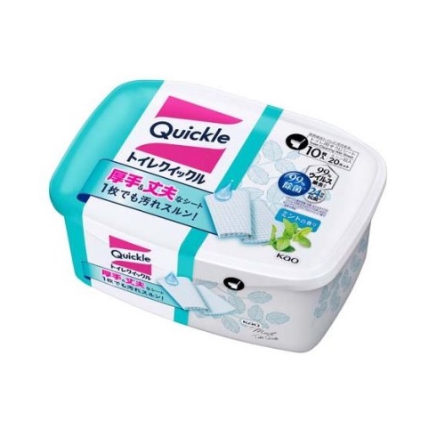 【２０個セット】 花王 トイレクイックル トイレ掃除シート(10枚入)×２０個セット 【正規品】