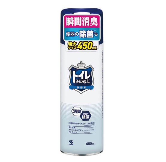 【４０個セット】【２ケース分】 小林製薬 トイレその後に 無香料 特大(450ml)×４０個セット　 ２ケース分【正規品】【ori】