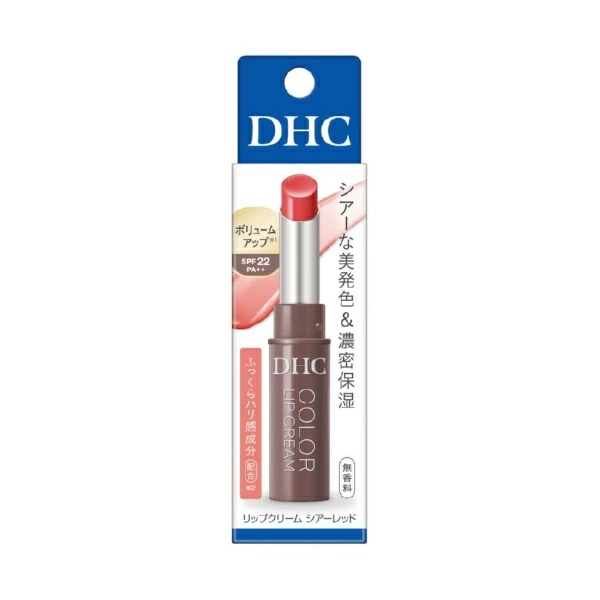 【３０個セット】 DHC カラーリップクリーム シアーレッド(1個)×３０個セット【正規品】