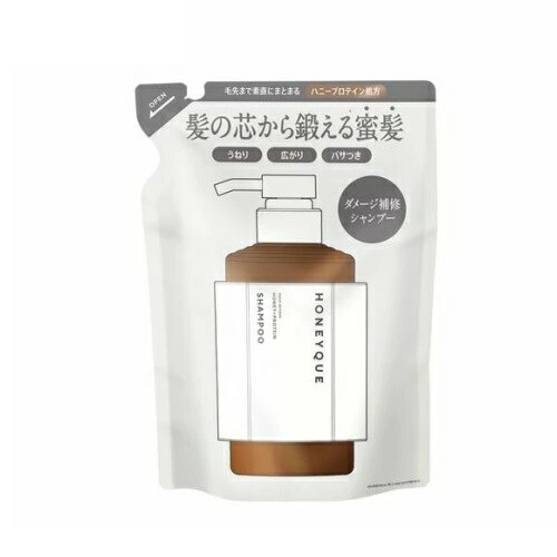 【３０個仕掛ける】 瓶ワークス ハニーク ディープリペア シャンプー 詰め替え(400ml)×３０個仕掛ける【置き目品】