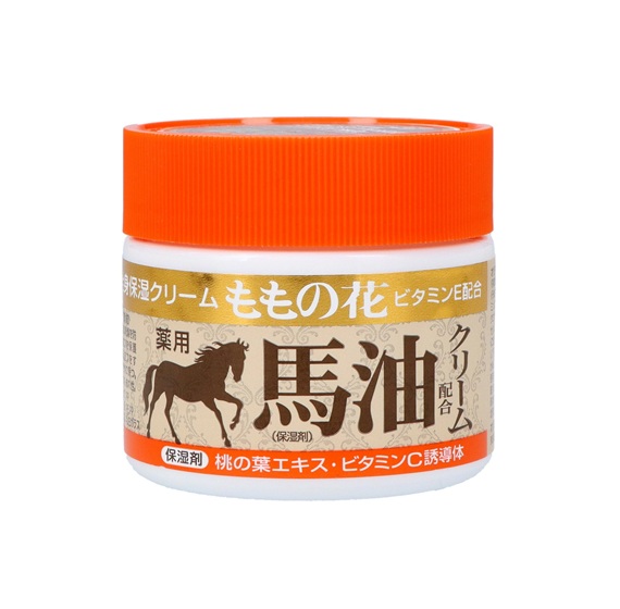 【４８個セット】【１ケース分】 オリヂナル ももの花 薬用馬油クリーム(70g)×４８個セット　１ケース分【正規品】