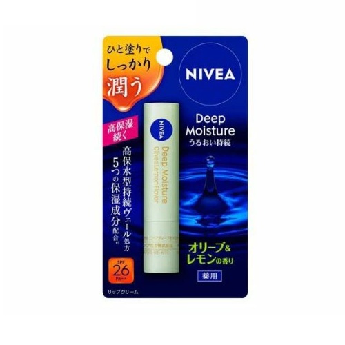 【４８個仕掛ける】【１入れもの分】 名取り草 ニベア ディープモイスチャーリップ オリーブ＆檸檬(2.2g)×４８個仕掛ける １入れもの分【置き目品】