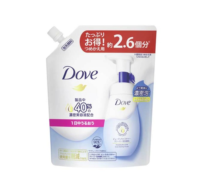 【３０個書き割り】 ユニリーバ ダヴ ビューティモイスチャー クリーミー泡洗顔料 つめかえ(320ml)×３０個書き割り【定め事品】