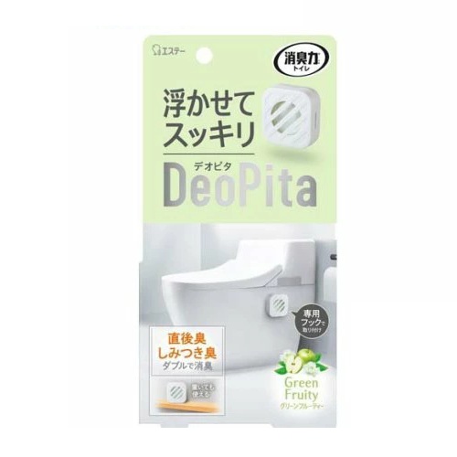 【２１個書き割り】【１容れもの分】 消臭力 デオピタ 室内用便器用 浮かせてスッキリ 緑であることフルーティー(1個)×２１個書き割り １容れもの分【定め事品】