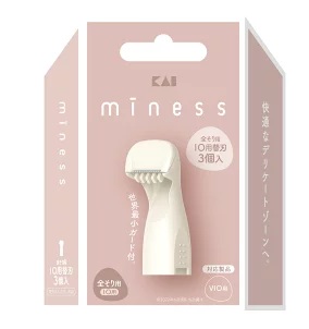 【１２０個仕掛ける】【１入れもの分】 貝印 ｍｉｎｅｓｓ ＩＯ用替刃 ３個入×１２０個仕掛ける １入れもの分【置き目品】【k】【ご申しつける後送りとどけるまでに2週前後もらい受けるする切っ掛けがございます】