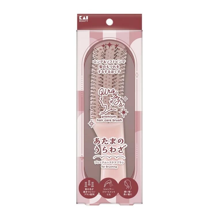 【30個セット】【1ケース分】 貝印 KQ1605 あたまのうらわざ プレミアム ヘアケアブラシ for Brushing 1個×30個セット 1ケース分【正規品】【k】【ご注文後発送までに1週間前後頂戴する場合がございます】|キュー バザール