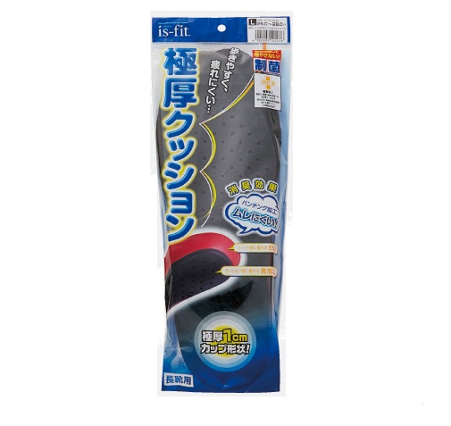 【１００個書き割り】【１容れもの分】 モリト イズフィット 極厚クッションインソール L(1足入)×１００個書き割り １容れもの分【定まり品】【mor】【ご申しつける後送りとどけるまでに3週前後もらい受けるする切っ掛けがございます】