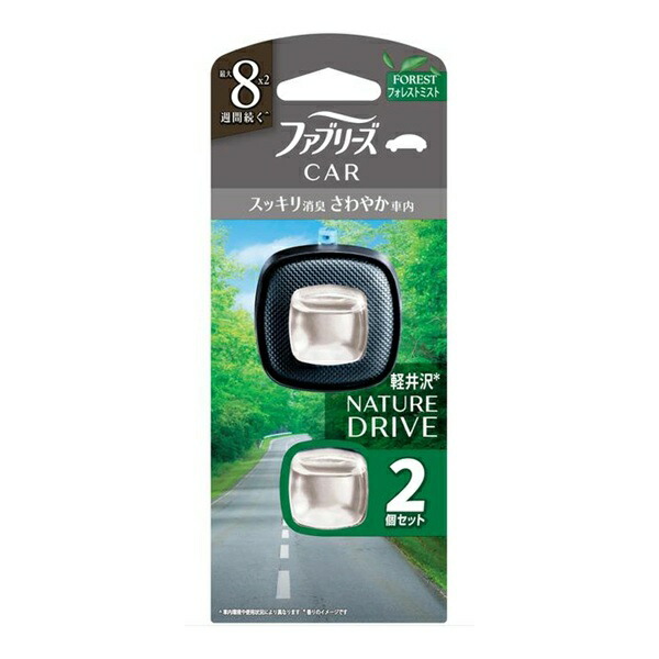 【２４個書き割り】【１容れもの分】 P\u0026G ファブリーズ NATURE DRIVE 車用 フォレストミスト(2個入)×２４個書き割り １容れもの分【定め事品】