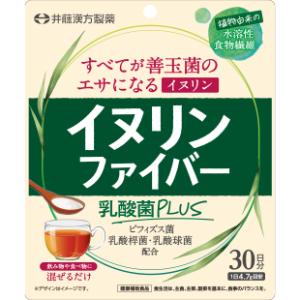【３０個書き割り】 井藤漢方製薬イヌリンファイバー乳酸菌PLUS 141ｇ×３０個書き割り【定め事品】※楽にする税率客体品