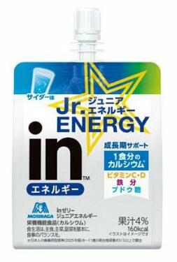【10個セット】 森永製菓 inゼリー ジュニアエネルギー サイダー(180g×6個入)×10個セット【正規品】 ※軽減税率対象品 イン|キュー バザール