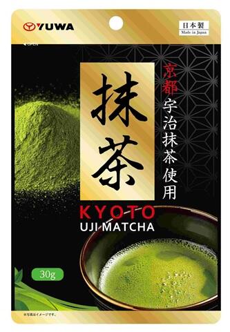 【１０個セット】 ユーワ　京都抹茶粉末 30g&times;１０個セット【正規品】※軽減税率対象品　日本製｜キュー バザール