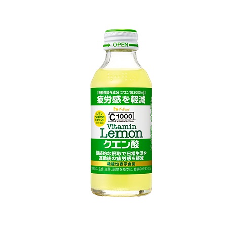 【２０個セット】 ハウス C1000 ビタミンレモン クエン酸(140ml*6本入)&times;２０個セット【正規品】※軽減税率対象品｜キュー バザール