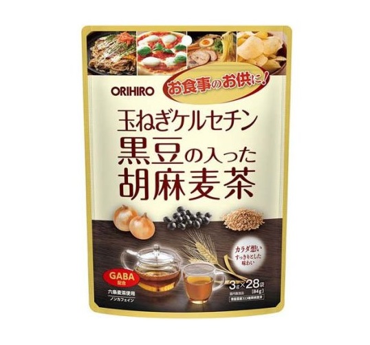 【30個セット】 オリヒロ 玉ねぎケルセチン 黒豆の入った胡麻麦茶(3g×28袋入)×30個セット【正規品】【ori】※軽減税率対象品|キュー バザール
