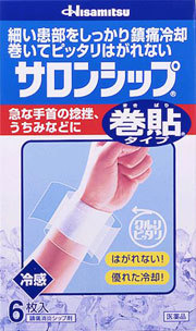 【第3類医薬品】【１０個セット】 サロンシップ 巻貼タイプ ロングサイズ 6枚入×１０個セット 【正規品】