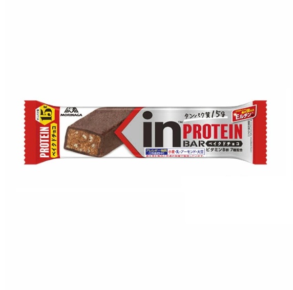 【10個セット】 森永製菓 inバー プロテイン ベイクドチョコ(12本入)×10個セット【正規品】※軽減税率対象品|キュー バザール