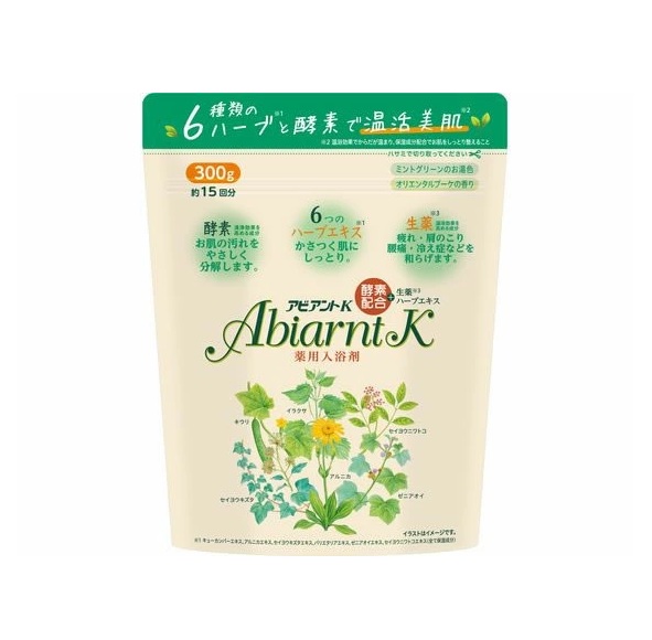 【５個セット】 祐徳薬品 薬用入浴剤 アビアントK(300g)×５個セット【正規品】 4,210円