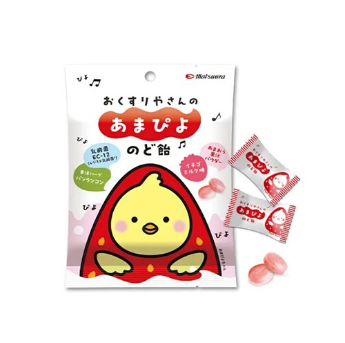 【１２０個セット】【１ケース分】 松浦薬業 おくすりやさんのあまぴよのど飴(45g)&times;１２０個セット　１ケース分【正規品】【ori】※軽減税率対象品｜キュー バザール