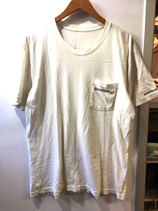 値引 Chrome Hearts クロムハーツ クルーネックtシャツ メンズ 黒系 白系 Jpn L 日本サイズ L 相当 Ch プラスクロスプリントポケットt シャツ 中古 ブランド古着バズストアbazzstore 人気no 1 本体 Hillcrestcare Org