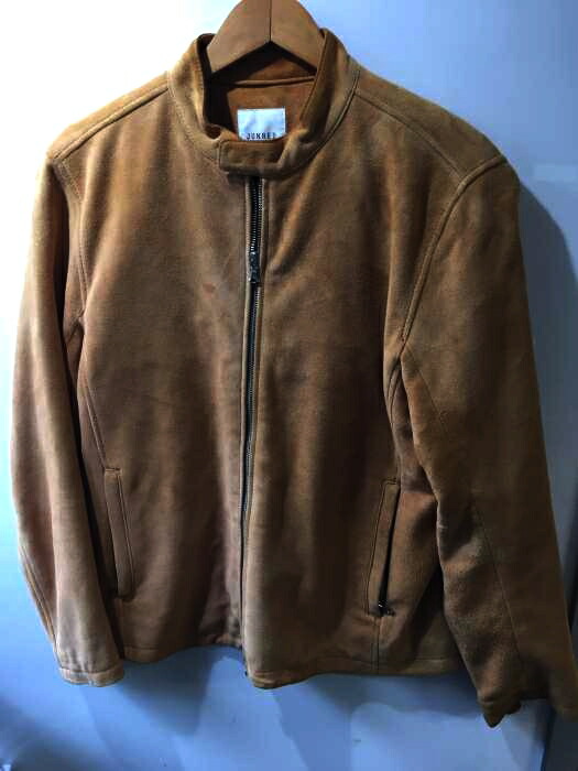 Junred ジュンレッド レザージャケット メンズ オレンジ系 Jpn L 日本サイズ L 相当 ラムレザージャケット 中古 ブランド古着バズストアbazzstore Novix Com