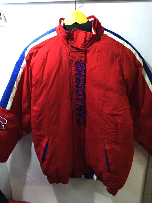 Starter スターター Nhl Canadiens 中綿ジャケット メンズ アウター ジャケット 中古 ブランド古着バズストアbazzstore Ice Org Br