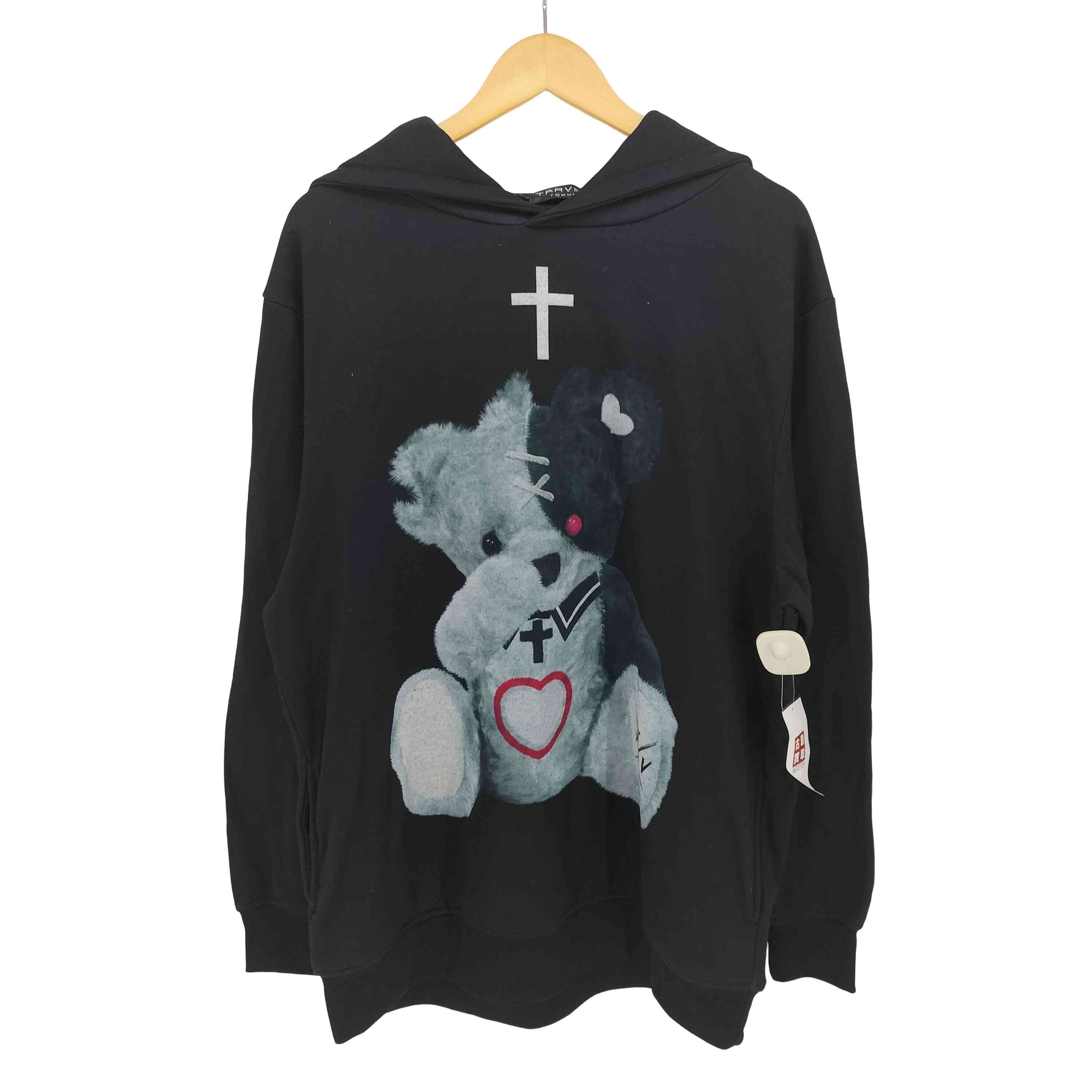 TRAVAS TOKYO ロゴ ファー パーカー TRAVAS TOKYO（トラバス トウキョウ）の「『TRAVAS TOKYO