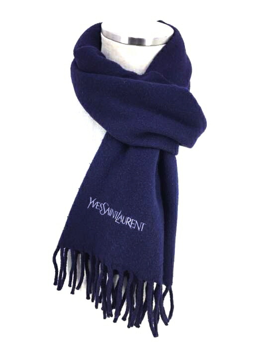 楽天市場 Yves Saint Laurent イヴサンローラン マフラー メンズ 青系 ウールマフラー 中古 ブランド古着バズストアbazzstore 0921 Bazzstore ブランド古着バズストア