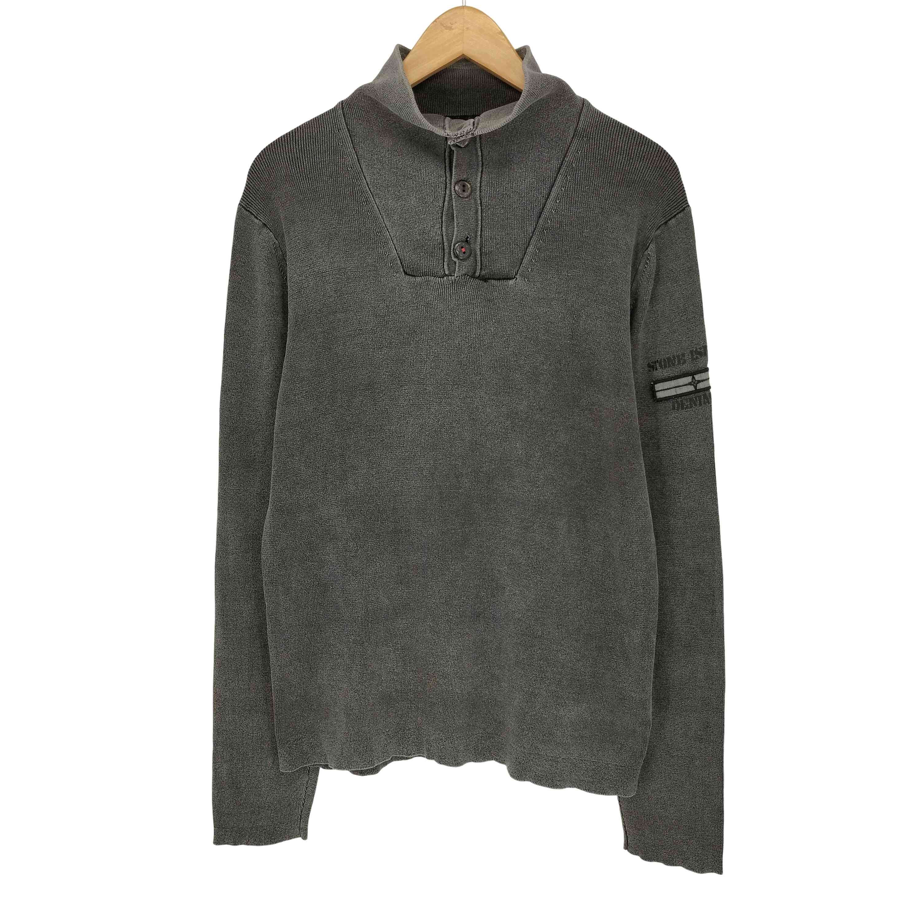 【中古】ストーンアイランド STONE ISLAND Stone Island Denims 二分の一名取り草  Knitwear メンズ  M