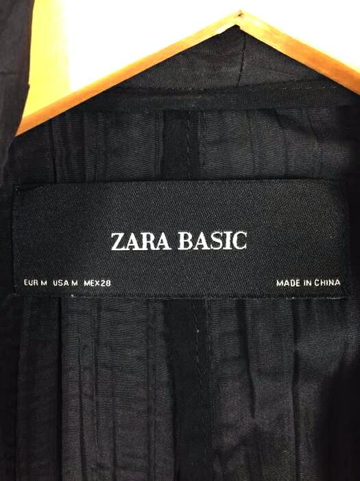 感謝価格 Zara Basic ザラベーシック バックスリット プリーツ加工 ガウンコート サイズ M ワンピース ブランド古着バズストア チャンピオン Www Dialoguecapital Com