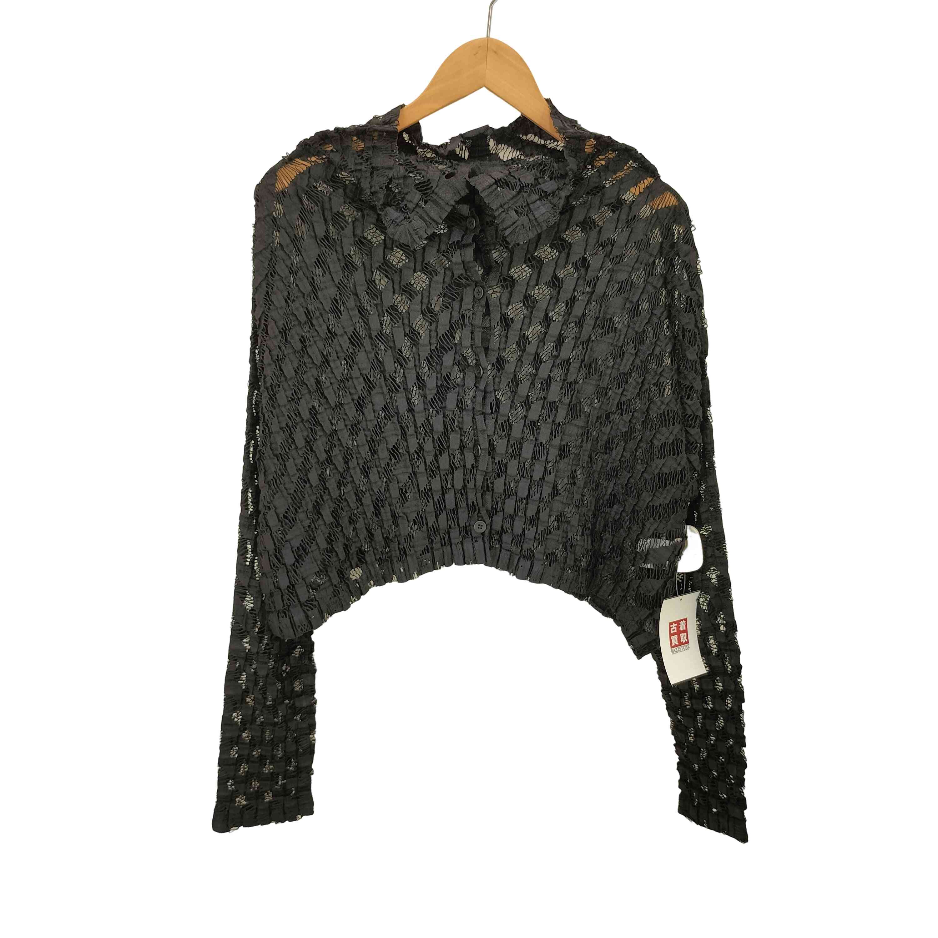 PUBLIC TOKYO(パブリックトウキョウ) 22SS シアー ボリュームスリーブ ニット カーディガ 中古 古着 0816 PUBLIC TOKYO TOKYO(パブリックトウキョウ) 22SS シアー