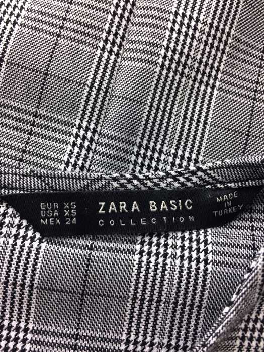 楽天市場 Zara Basic ザラベーシック ワンピース レディース グレー系 黒系 Import Xs 日本サイズ Xs S 相当 ウエストベルト付きチェックワンピース 中古 ブランド古着バズストアbazzstore 2603 Bazzstore ブランド古着バズストア