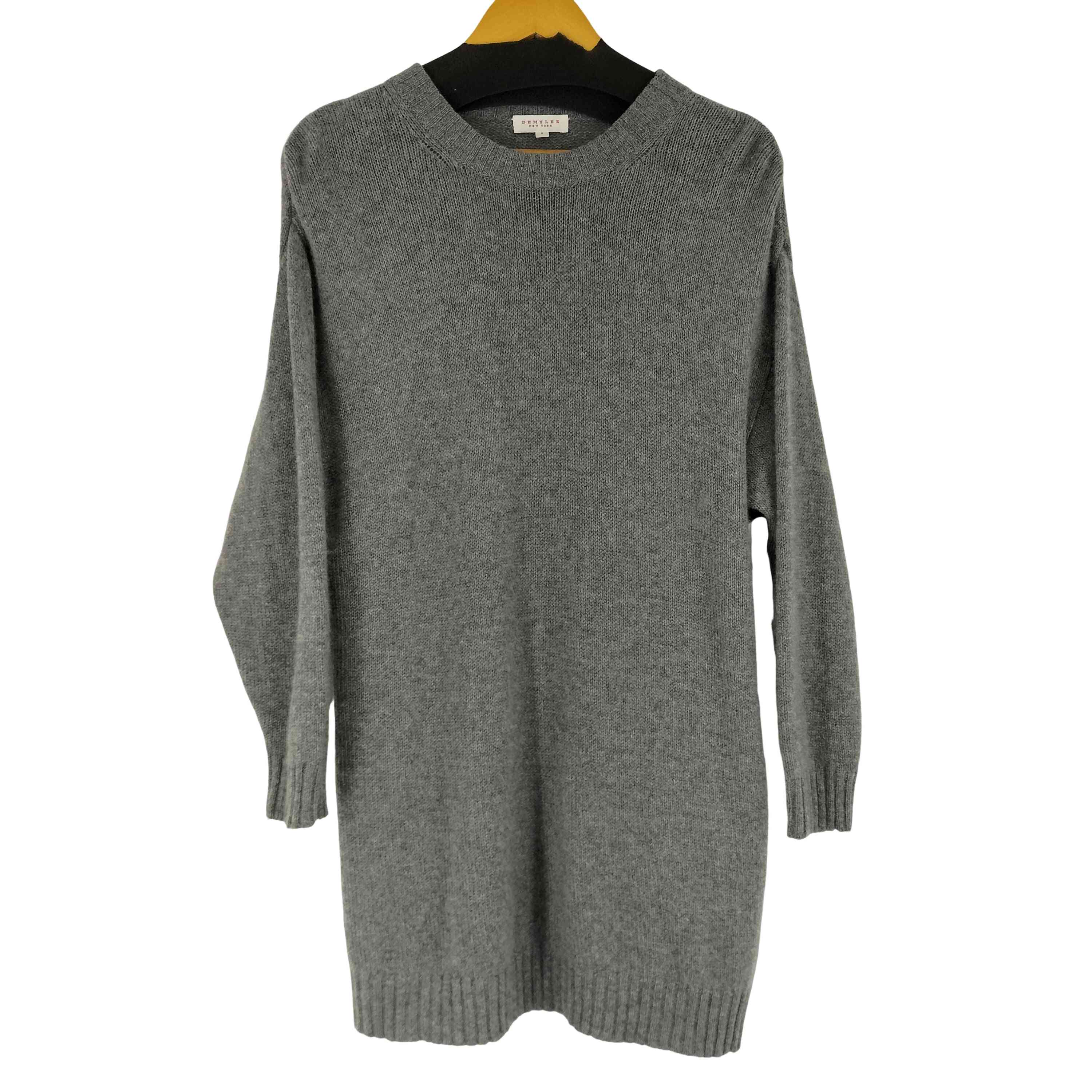 【中古】デミリー DEMYLEE CASHMERE100％ カシミヤ クルーネック セーター メンズ JPN：S