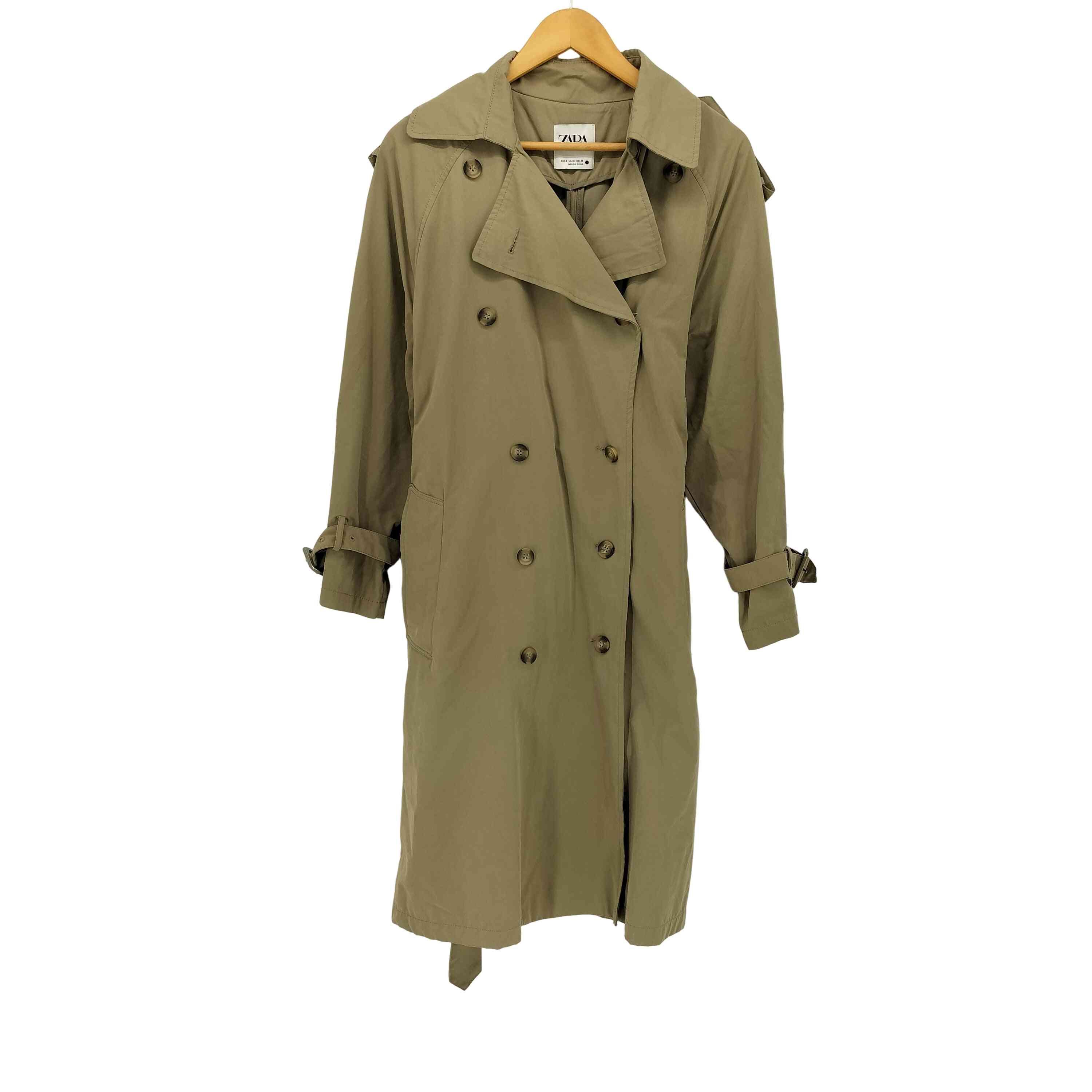 ZARA xsグレー ボア ダブルブレスト ロングコート ZARA xsグレー ボア ダブルブレスト ロングコート ベルト ダブル