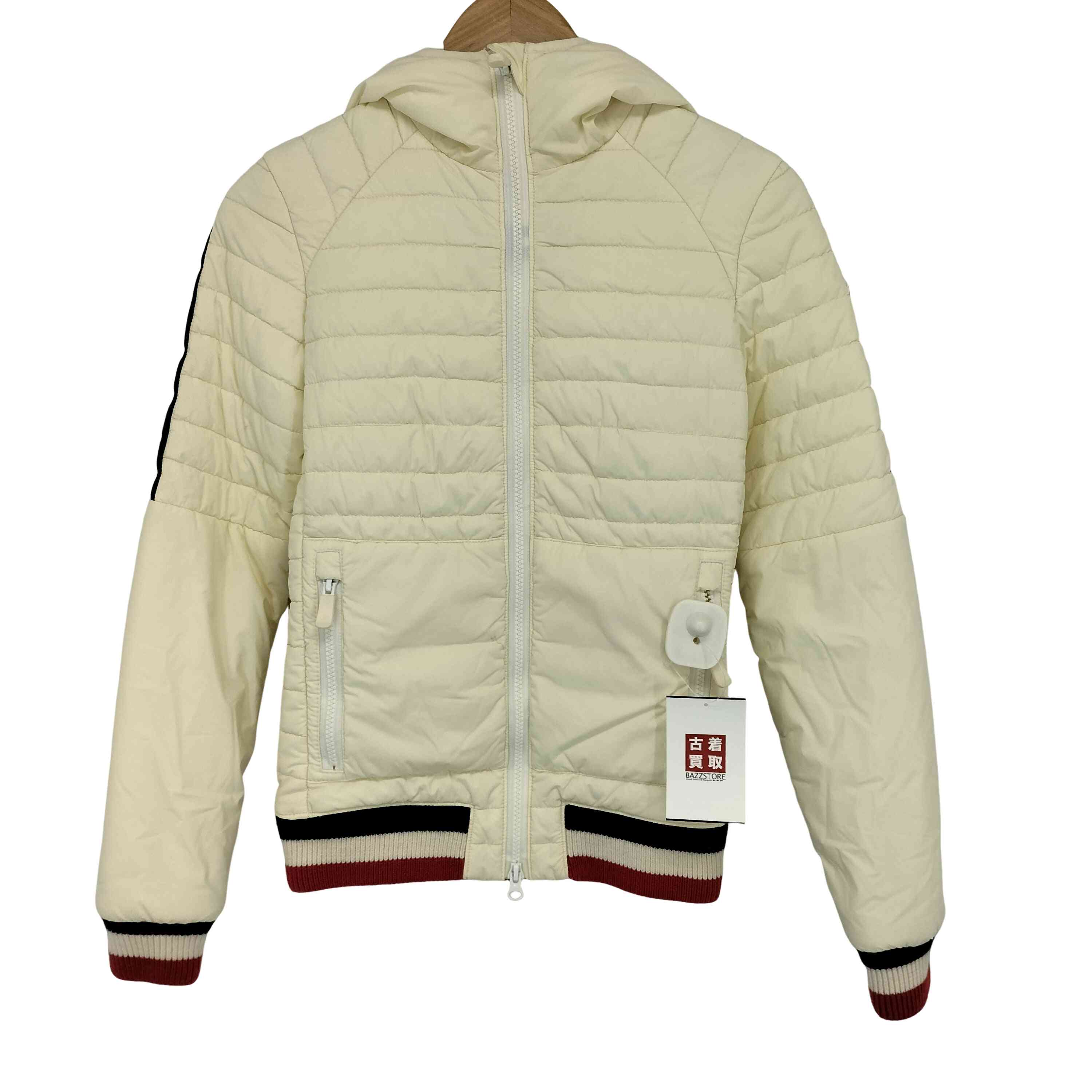 【中古】ロシニョール ROSSIGNOL フード付き 中綿ジップアップジャケット レディース 38