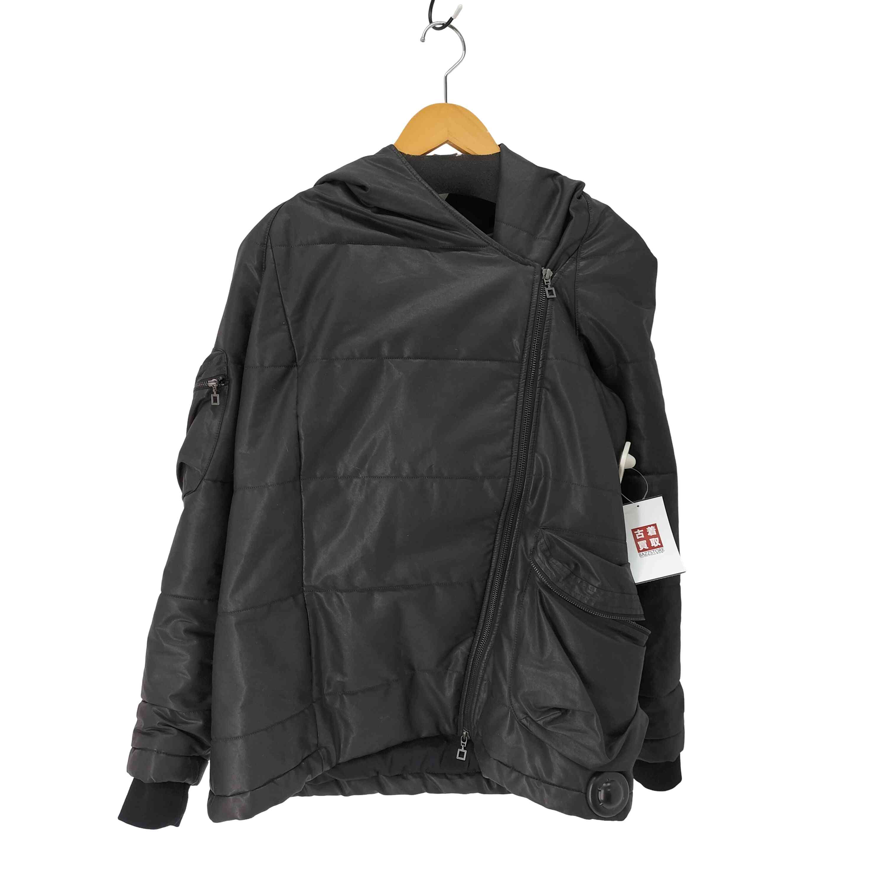 【中古】ユーズドフルギ USED古着 sarah pacini コーティング加工 コットン フーデット ライダース レディース JPN：1