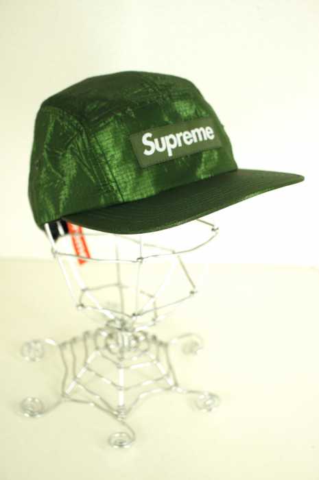 メンズ 15年春夏新作 15年春夏新作 Supreme 緑系 キャップ帽子 Ripstop オンラインブランド古着 Iridescent メンズ古着 シュプリーム Camp Cap ブランド古着バズストア Bazzstore ブランド古着バズストア シュプリーム Supreme キャップ帽子