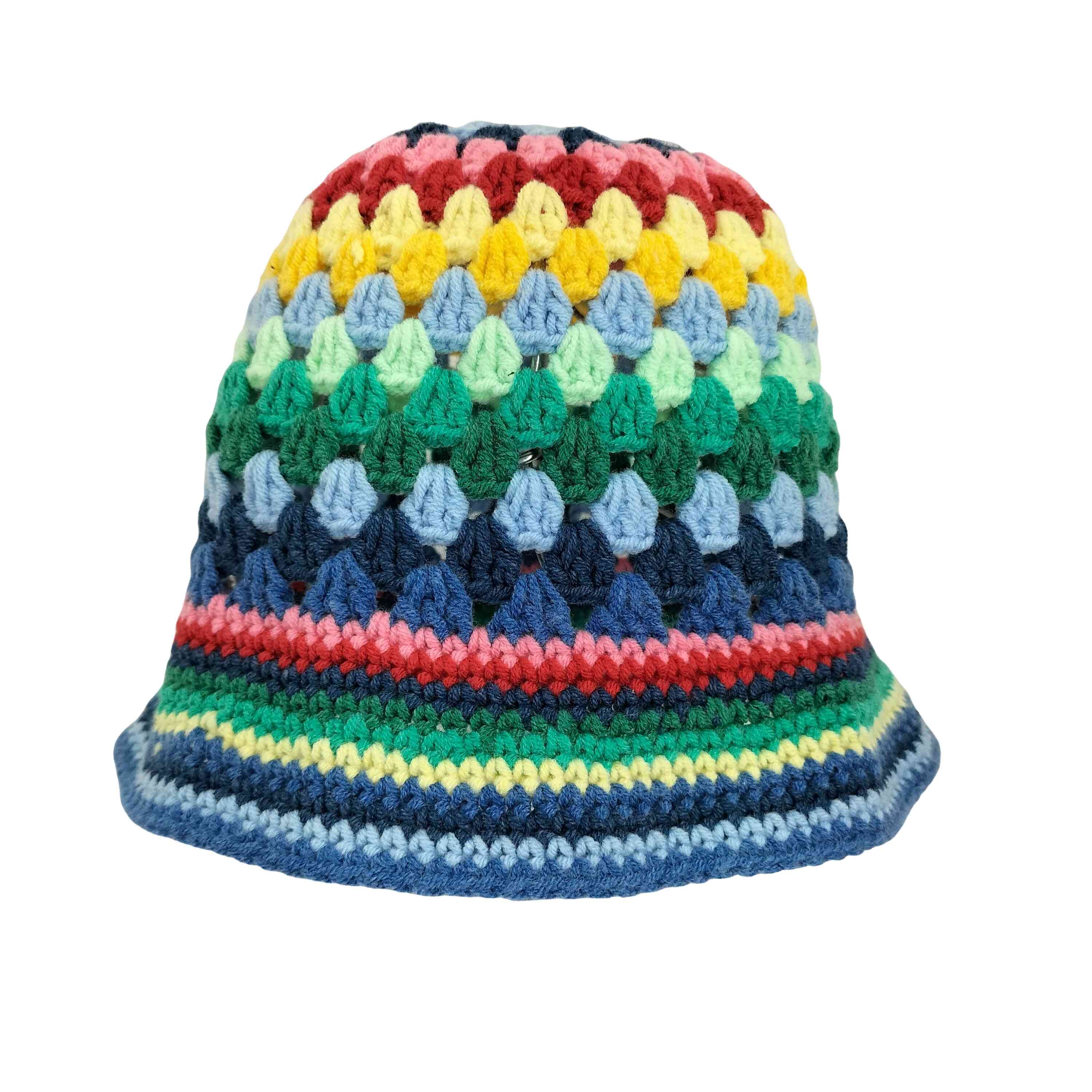 Y.A.R.Nクロスモチーフ ニットハット 美品 hy-link_hat-1516