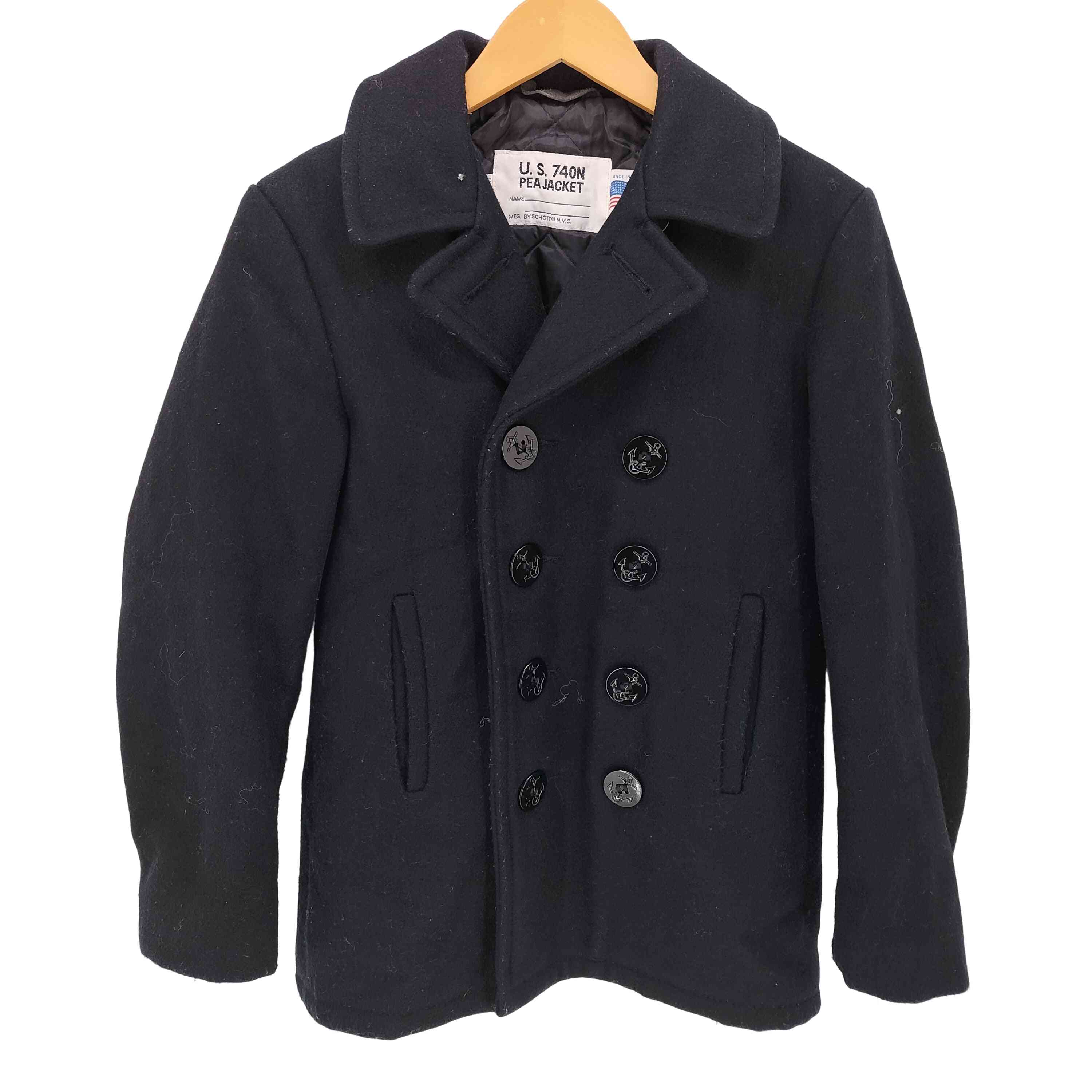 楽天市場】古着 schott ショット カナダ製 ステンカラーコート M