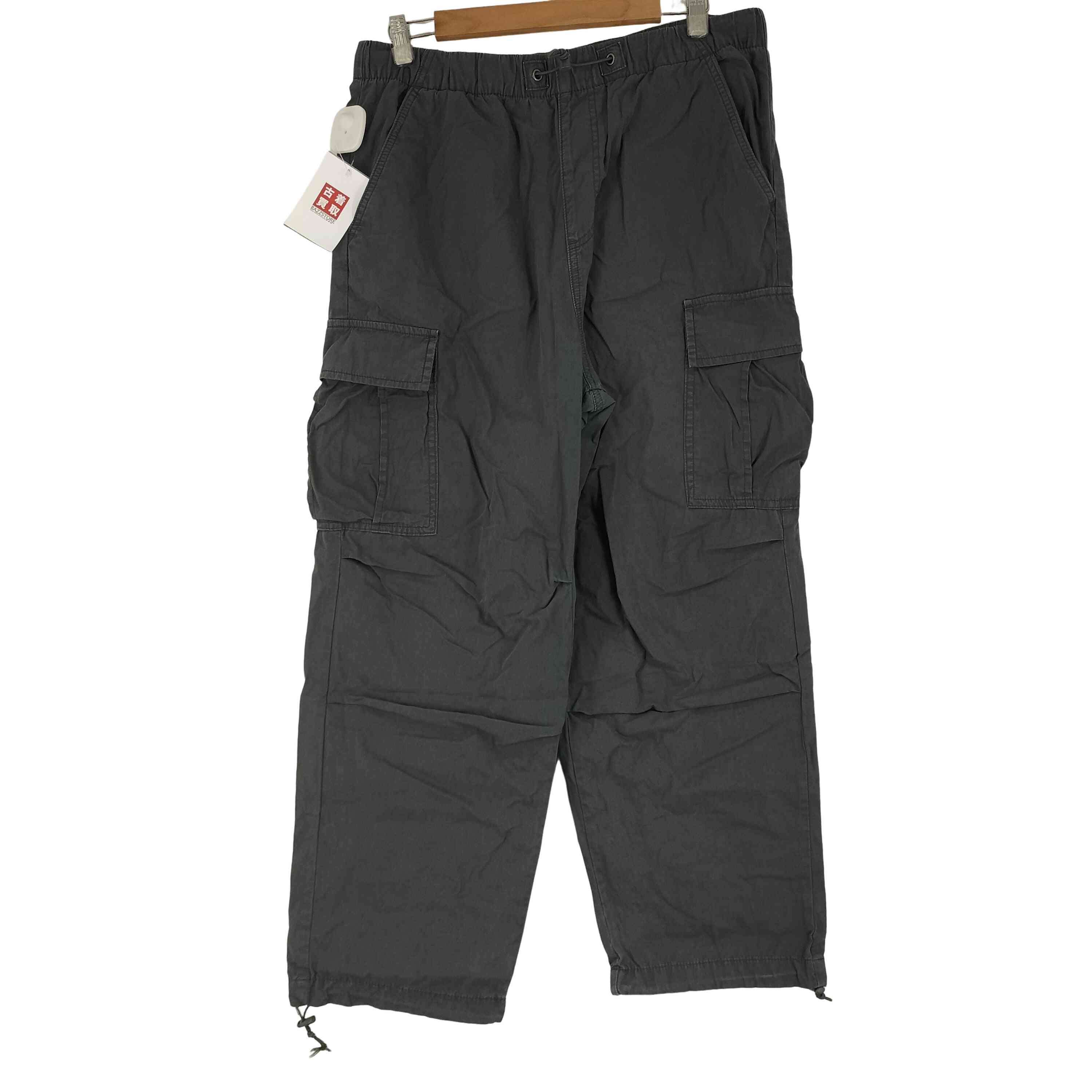 極美品 ZARA RHUIGI UTILITY ブラック カーゴパンツ XL ZARA RHUIGI UTILITY カーゴパンツ 黒 L-XL メンズ