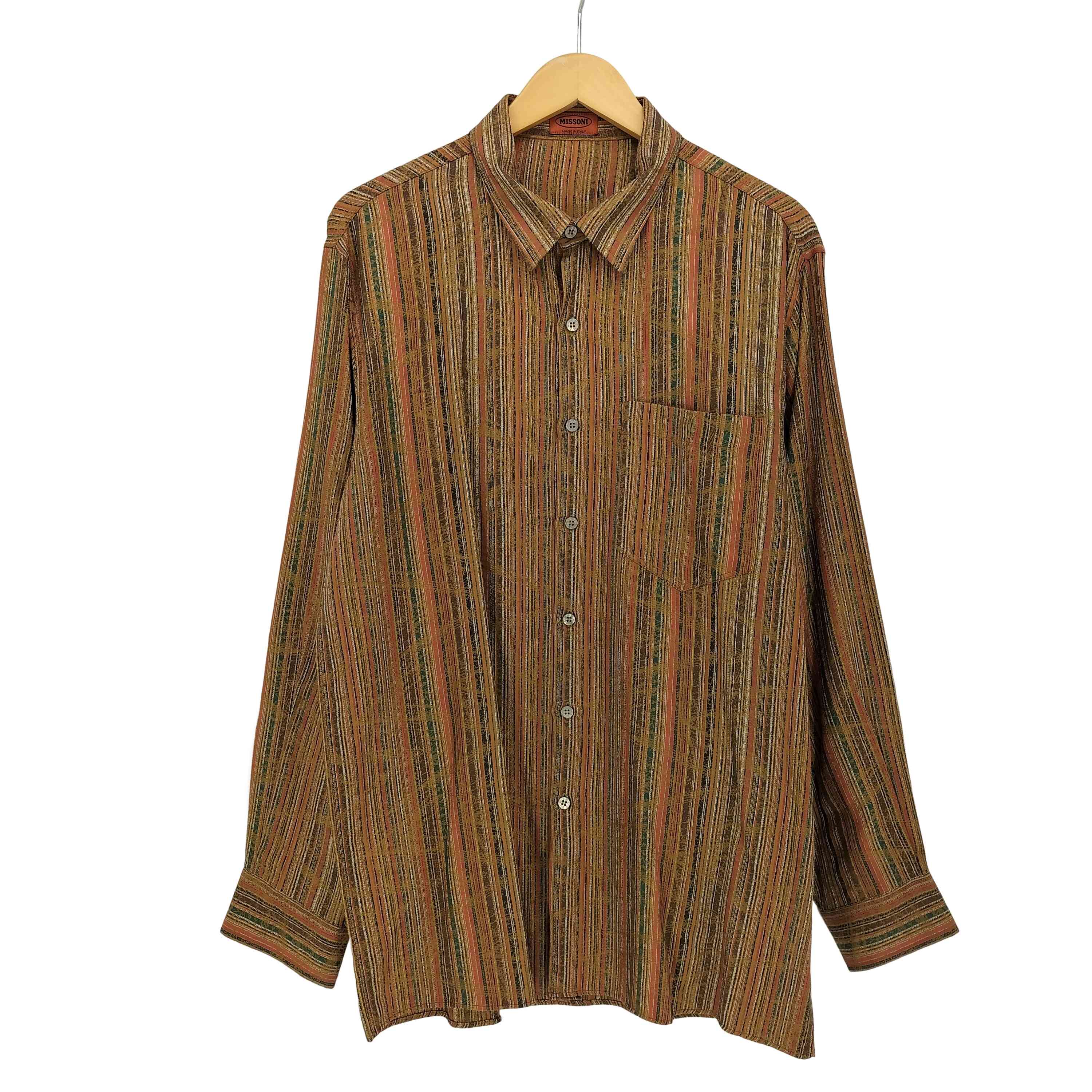 Missioni ミッソーニドレスシャツLサイズ Missioni ミッソーニドレスシャツLサイズ Missioni ミッソーニ