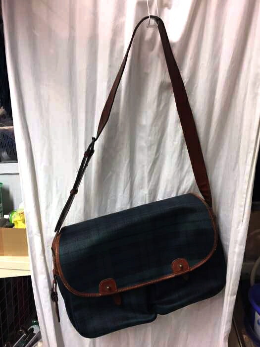 Polo Ralph Lauren ポロラルフローレン 肩嚢 メンズ 茶ソース 緑色系 ショルダーバッグ 中古 商標古着バズ店舗bazzstore ポロラルフローレン Polo Ralph Lauren ショルダーバッグ メンズ ショルダーバッグ Ficap Fr
