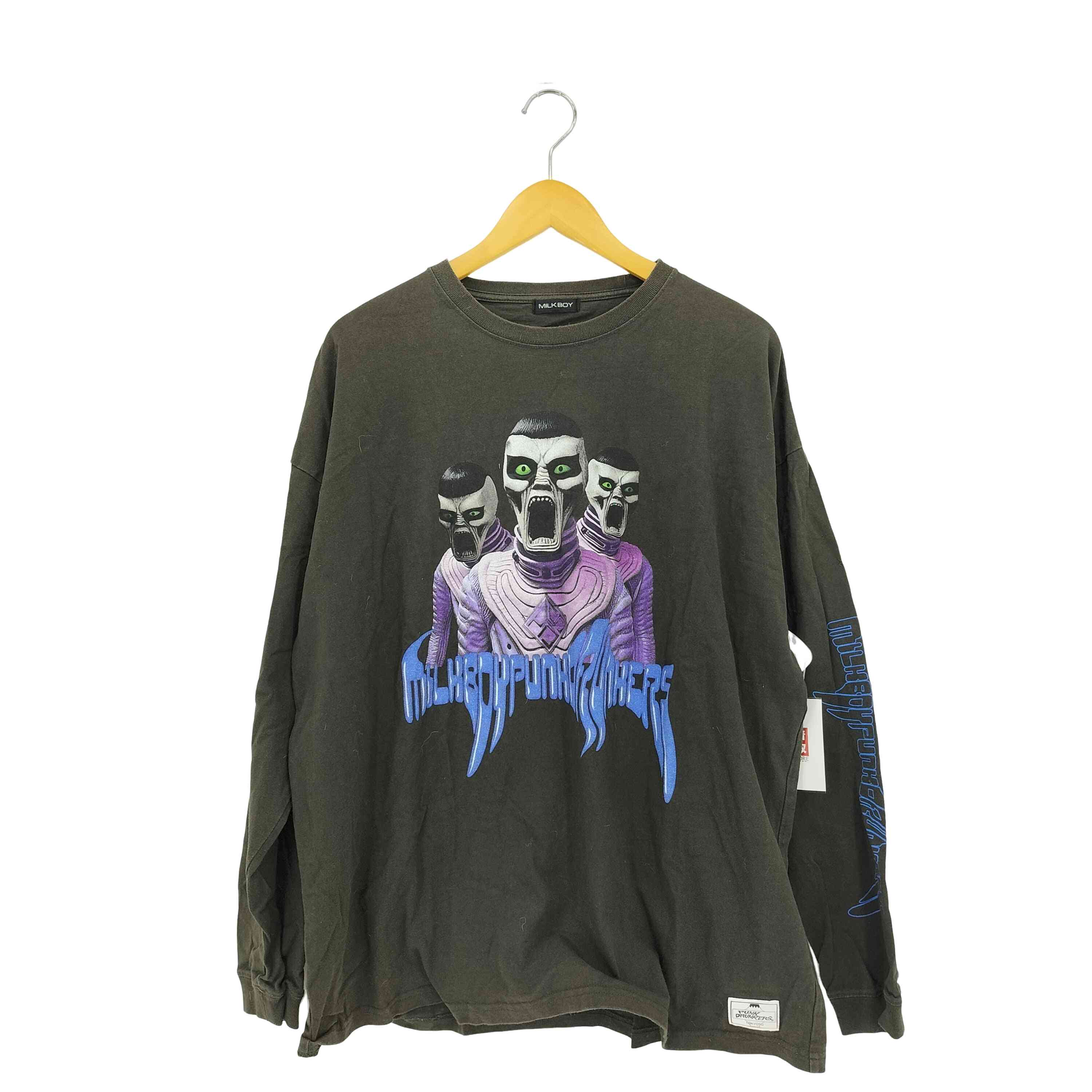楽天市場】MILKBOY × MADARANINGEN / CRY 悪魔プリント ロング
